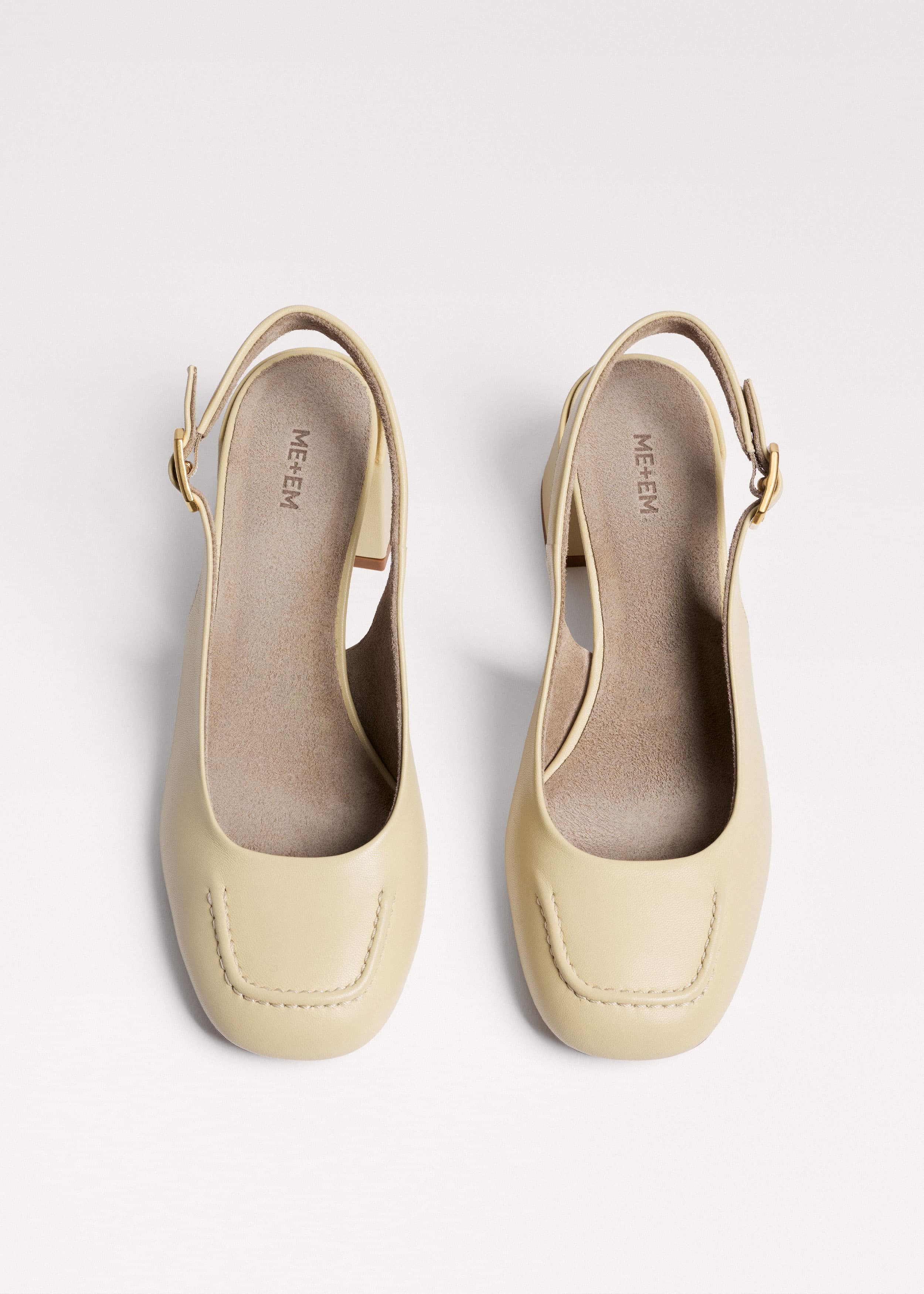 ME+EM Occasion Slingback Heel | Buttercream | Image 2