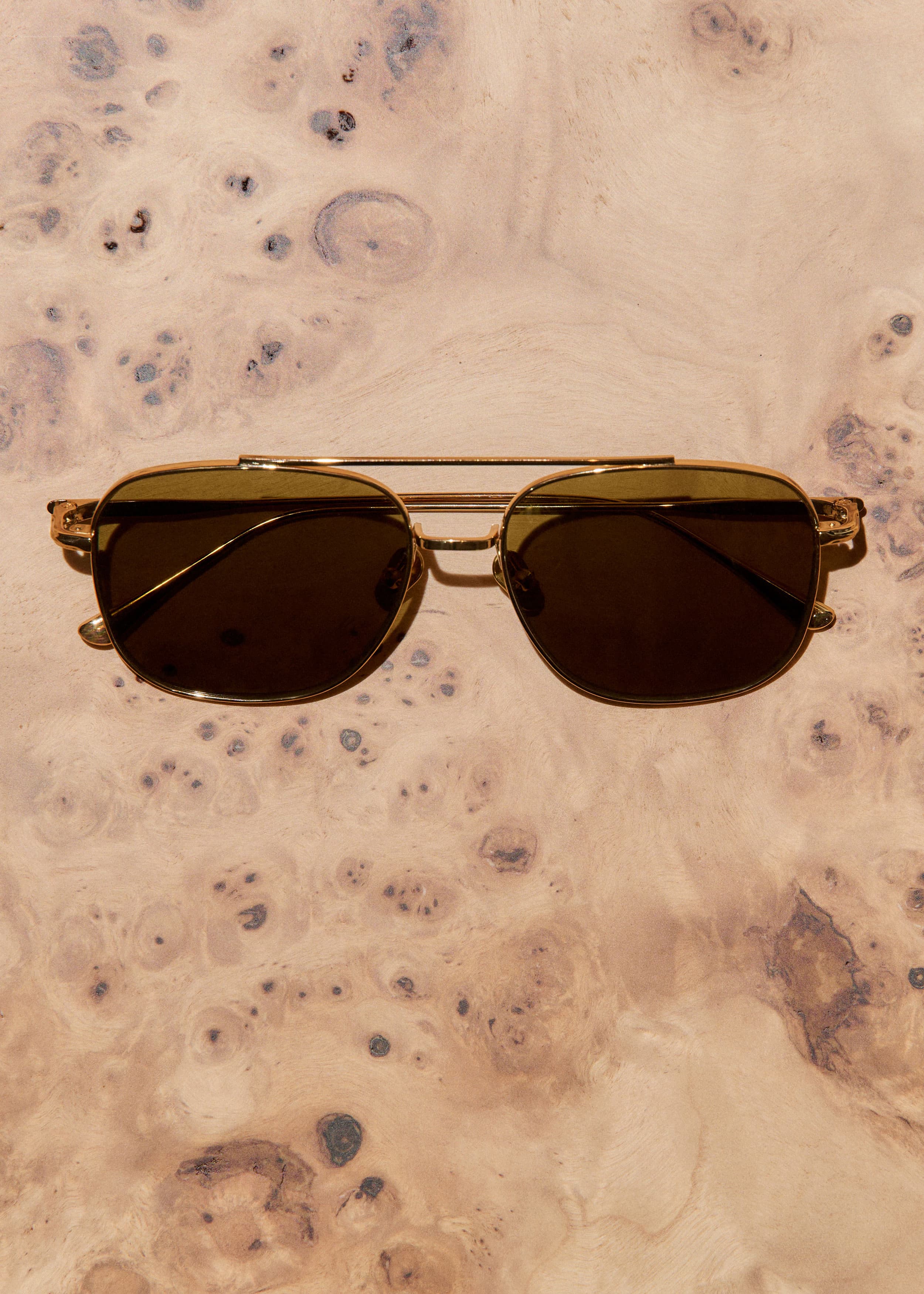 ME+EM Aviator Sunglasses | Olive/Gold | Image 6