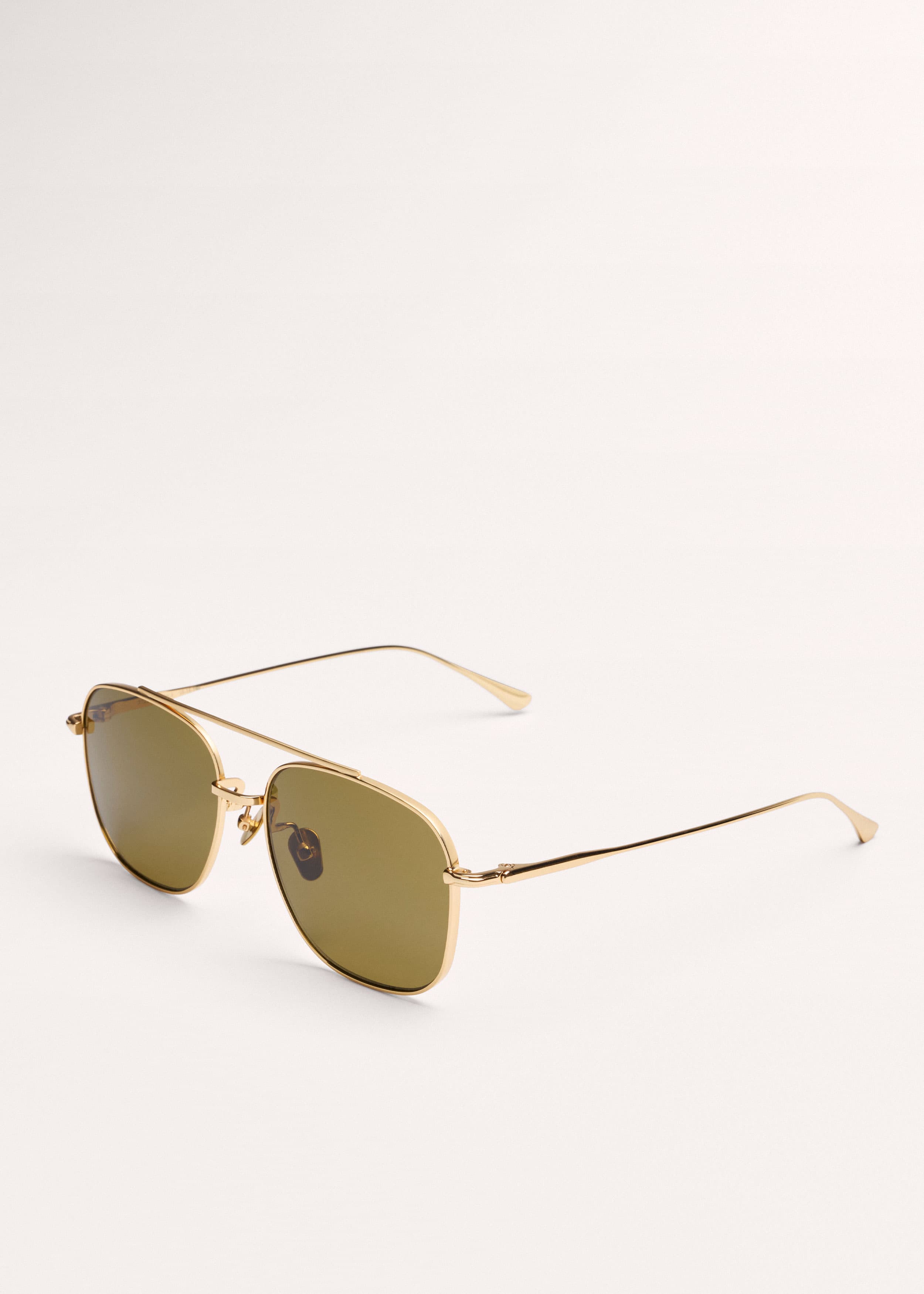 ME+EM Aviator Sunglasses | Olive/Gold | Image 4