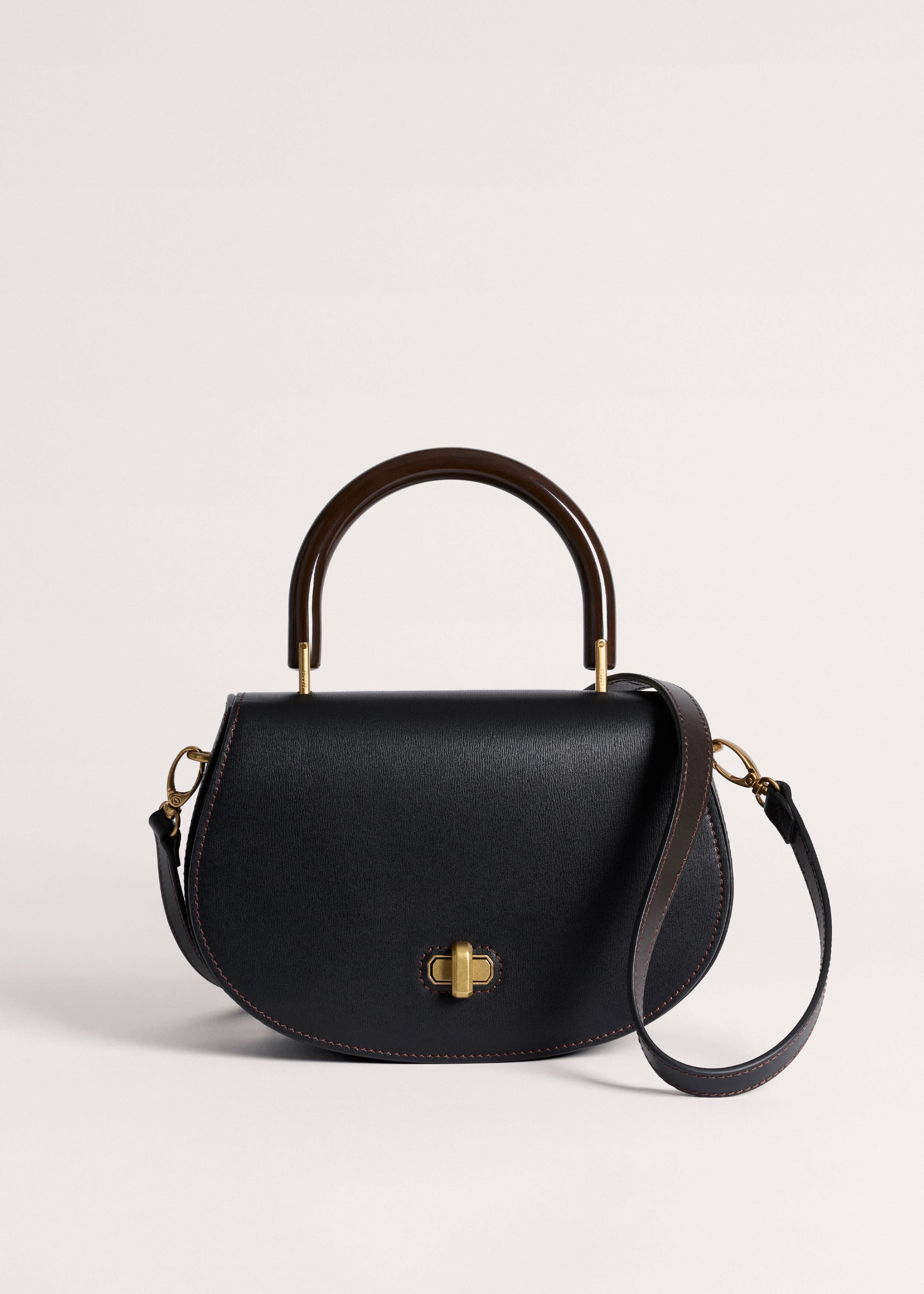 Structured Saddle Bag