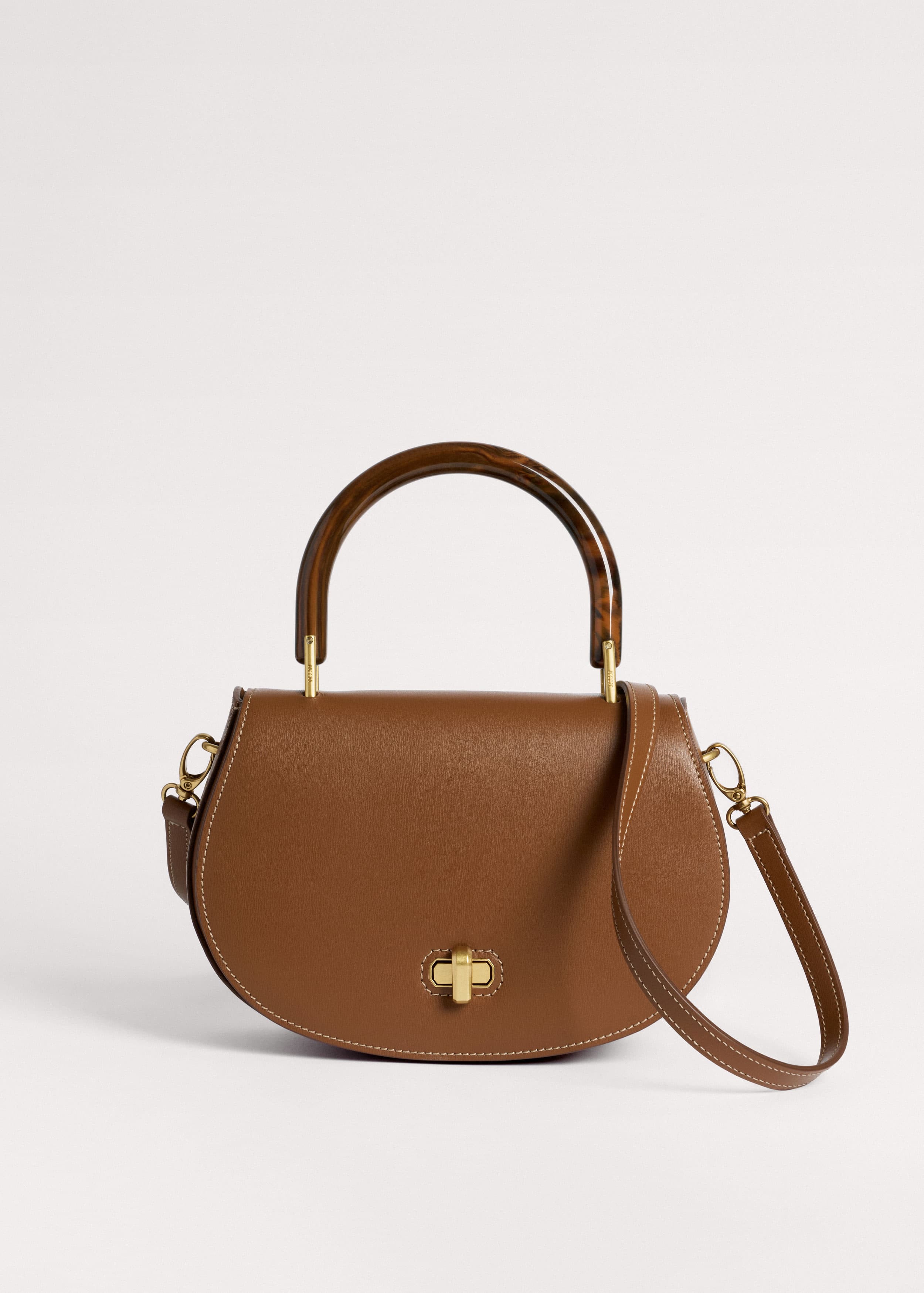 Structured Saddle Bag