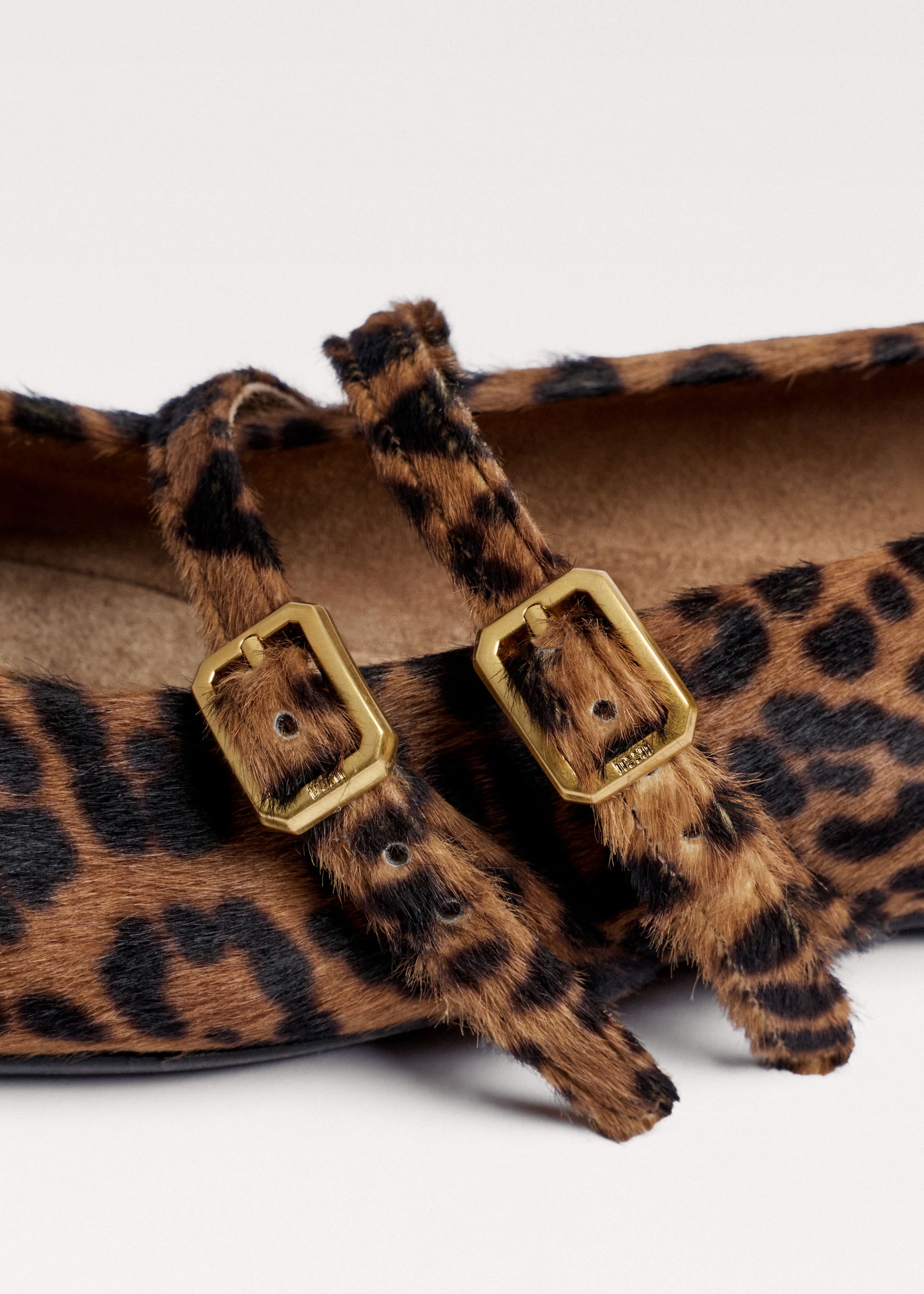 ME+EM Leopard Ballet Flat | Dark Brown Multi | Image 6