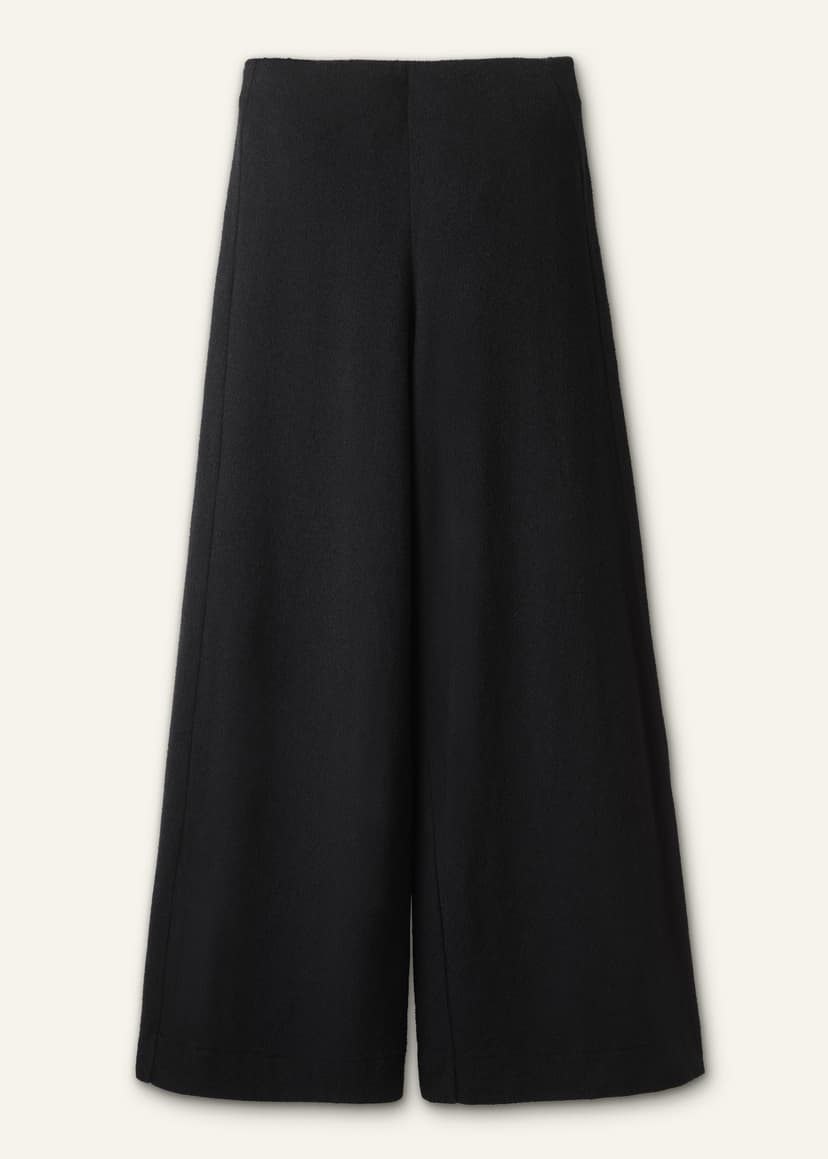 ME+EM Textured Palazzo Pant | Black | Image 7