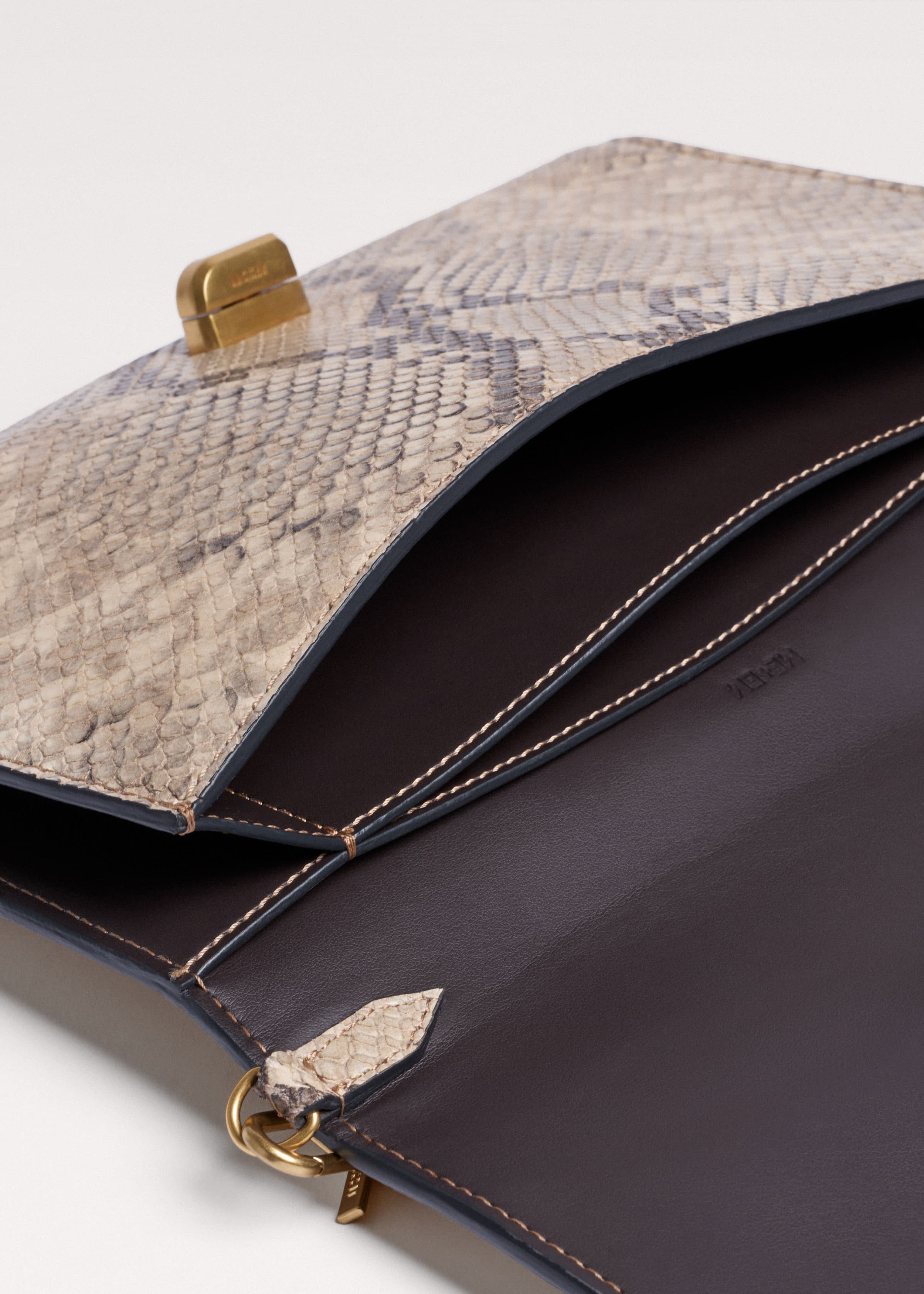 ME+EM Envelope Clutch | White/Grey/Black | Image 3
