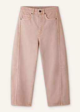 ME+EM Exaggerated Crop Jean | Blush Pink Wash | Image 6