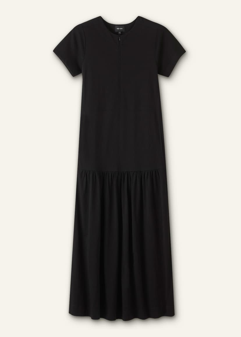 ME+EM Tiered Maxi Dress | Black | Image 6