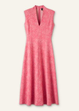 ME+EM Fit + Flare Maxi Dress | Candy Coral/Blush Pink | Image 7