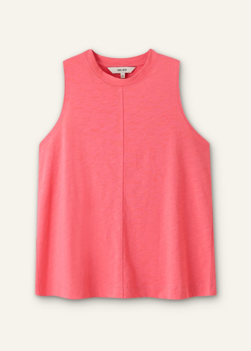 ME+EM Racerback Swing Top | Candy Coral | Image 6