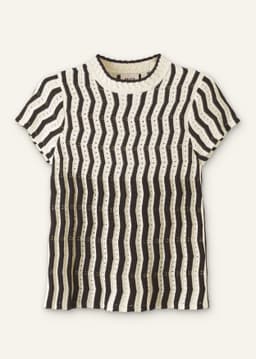 ME+EM Knit Swing Top | Cream/Black | Image 5