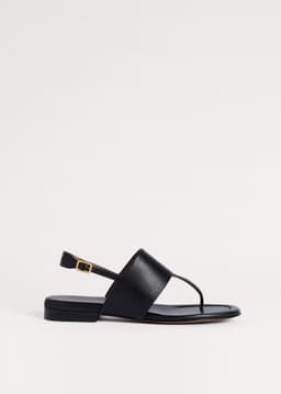 ME+EM Minimal Sandal | Black | Image 1
