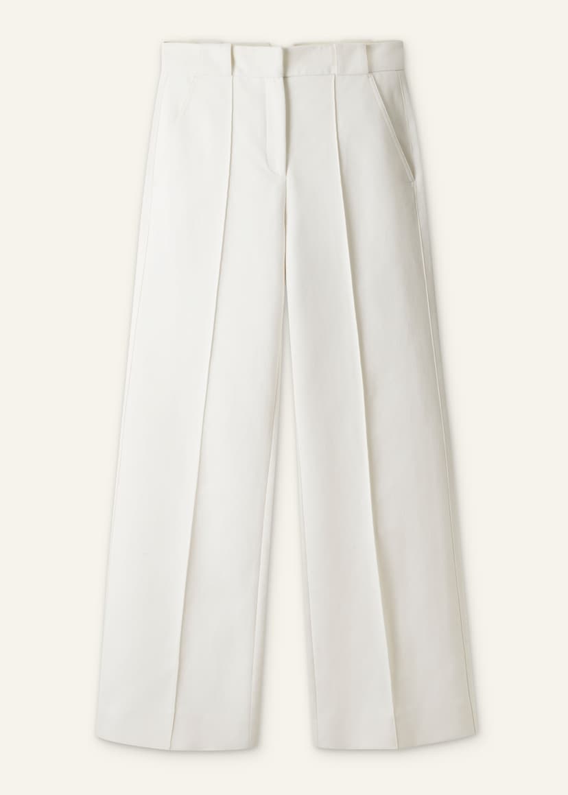 ME+EM Leg Elongator Pant | Ivory | Image 6