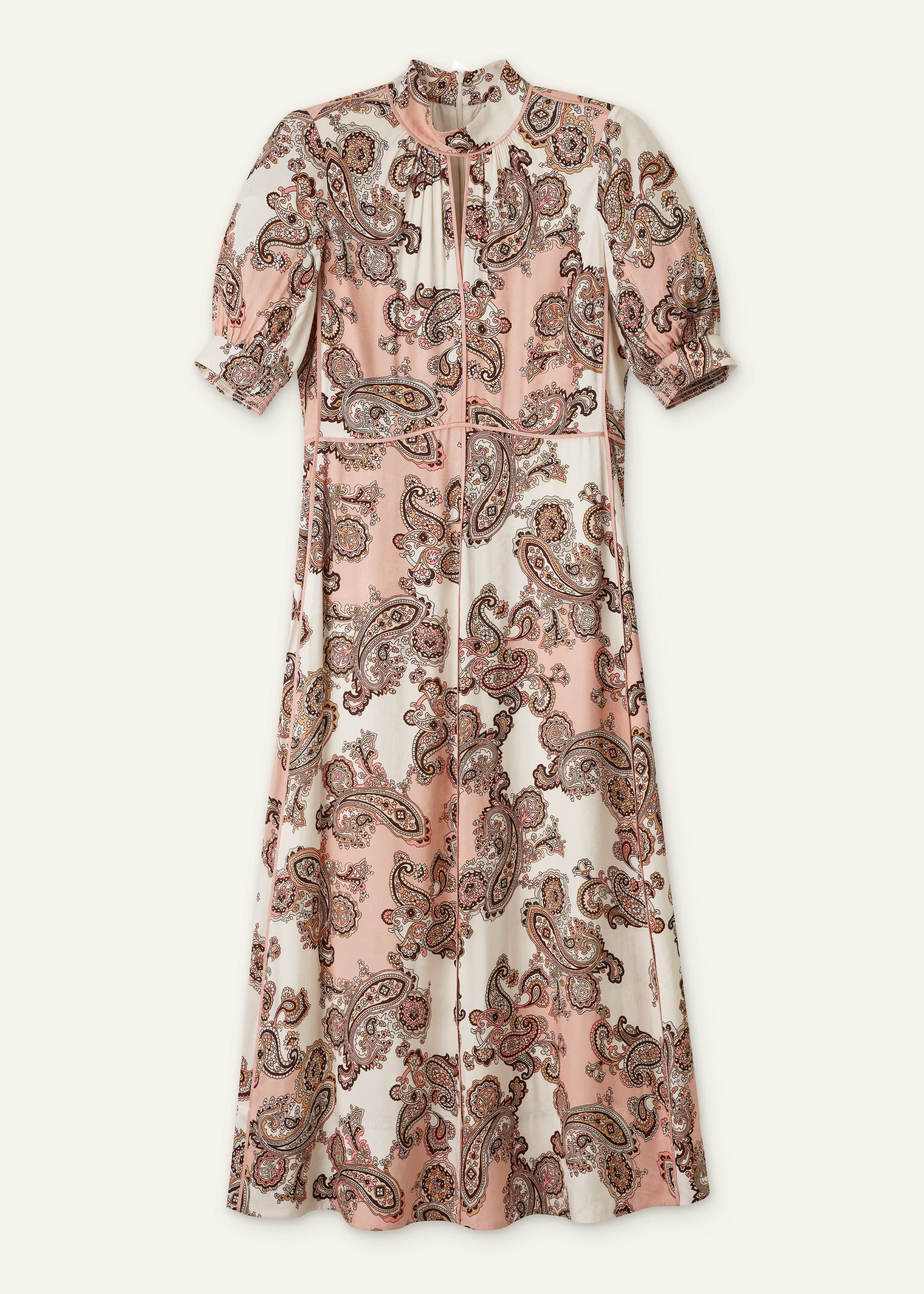 ME+EM Fit + Flare Maxi Dress | Pink Multi | Image 7