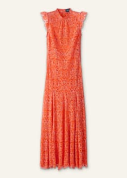 ME+EM Full-Length Dress | Tangerine Orange | Image 7