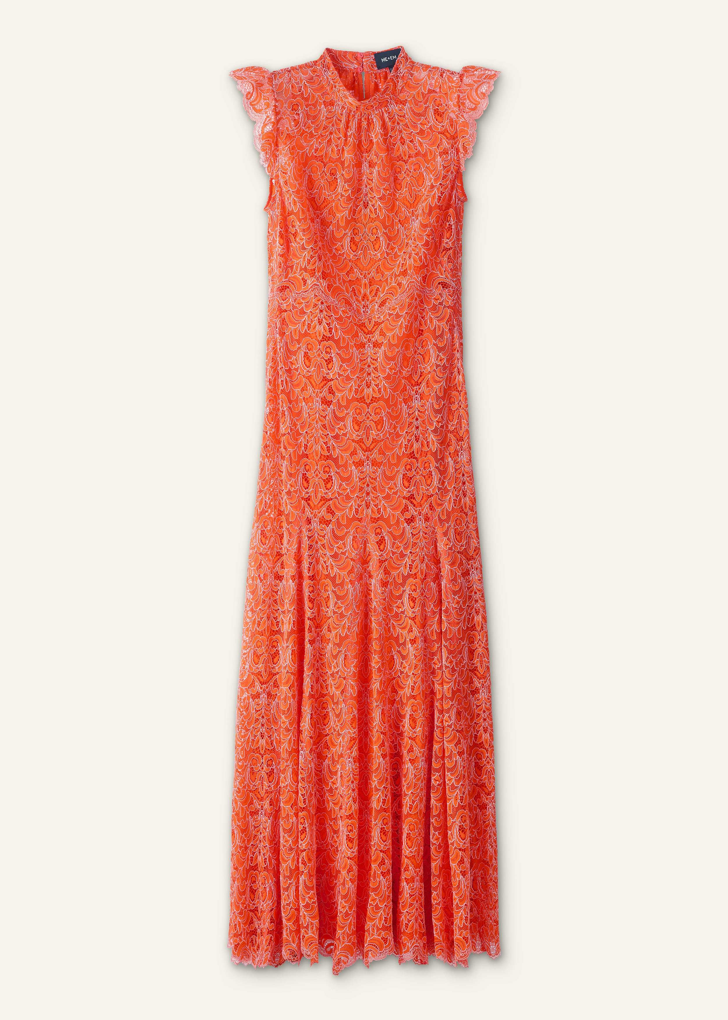 ME+EM Full-Length Dress | Tangerine Orange | Image 7