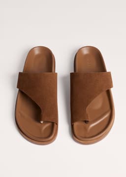 ME+EM Asymmetric Sandal | Tan | Image 1