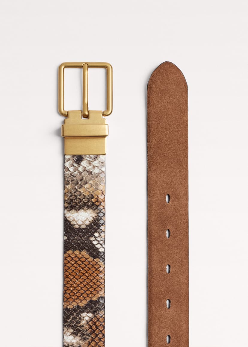 ME+EM Reversible Belt | Tan Multi/Light Chestnut | Image 3