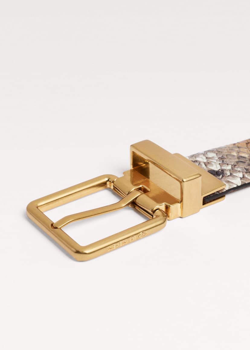 ME+EM Reversible Belt | Tan Multi/Light Chestnut | Image 7