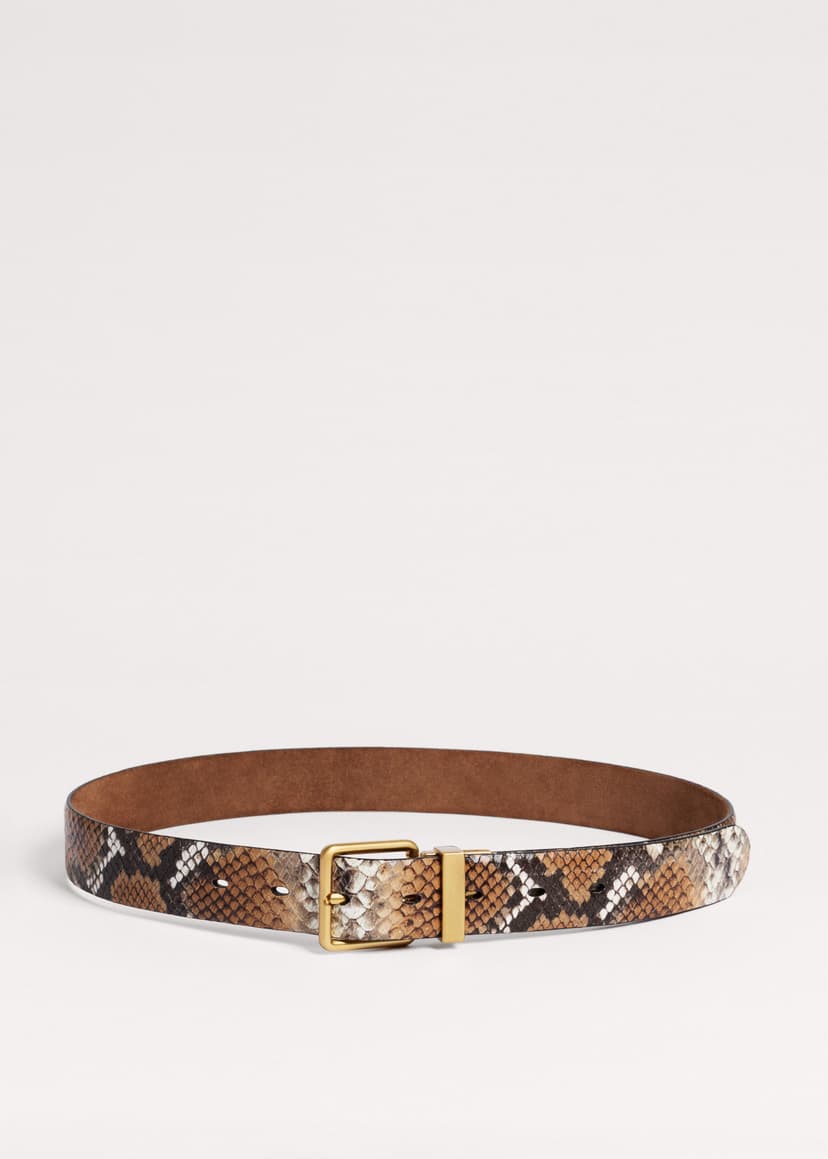ME+EM Reversible Belt | Tan Multi/Light Chestnut | Image 2