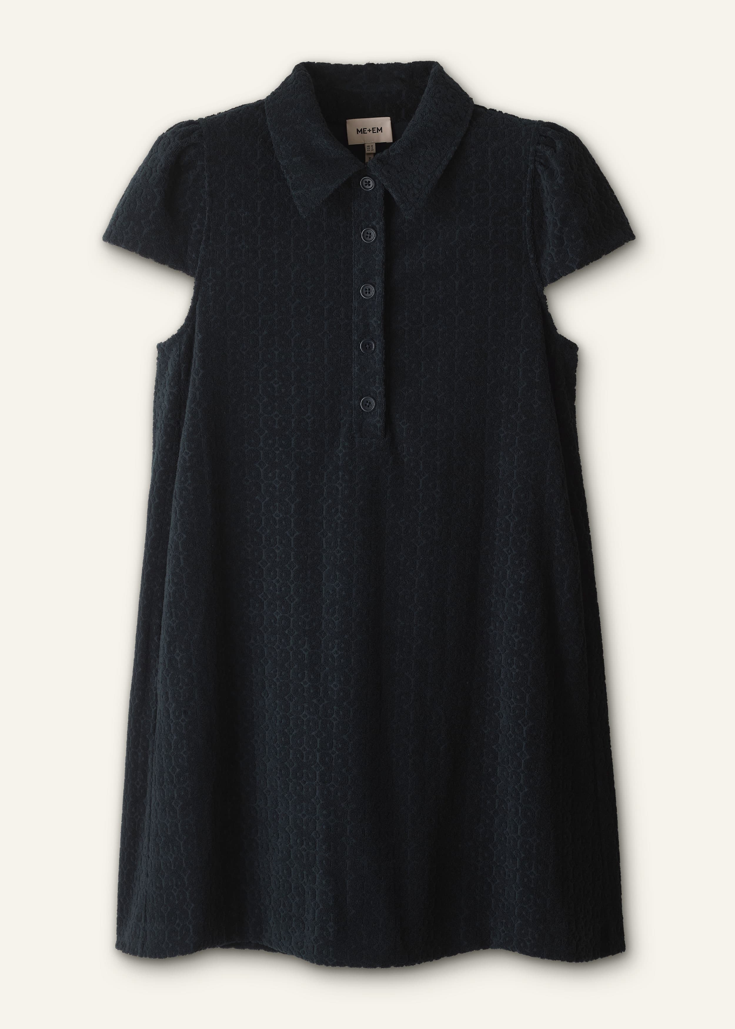 ME+EM Mini Swing Dress | Navy | Image 6