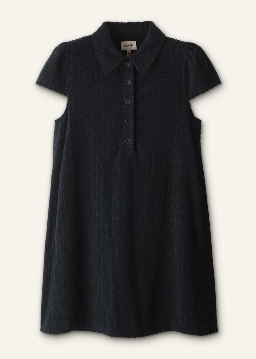 ME+EM Mini Swing Dress | Navy | Image 6