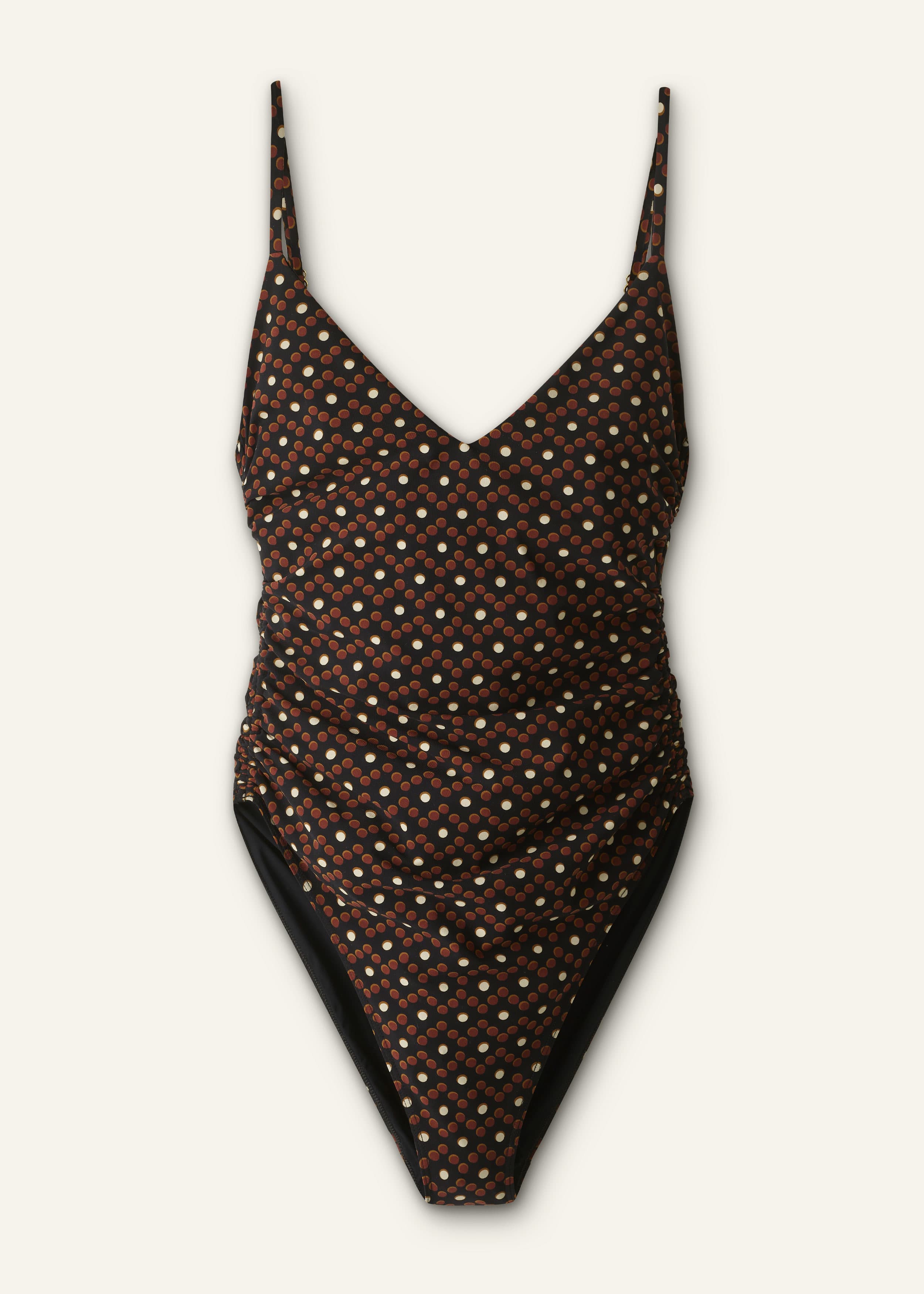 ME+EM Ruched Swimsuit | Cinnamon Multi | Image 7