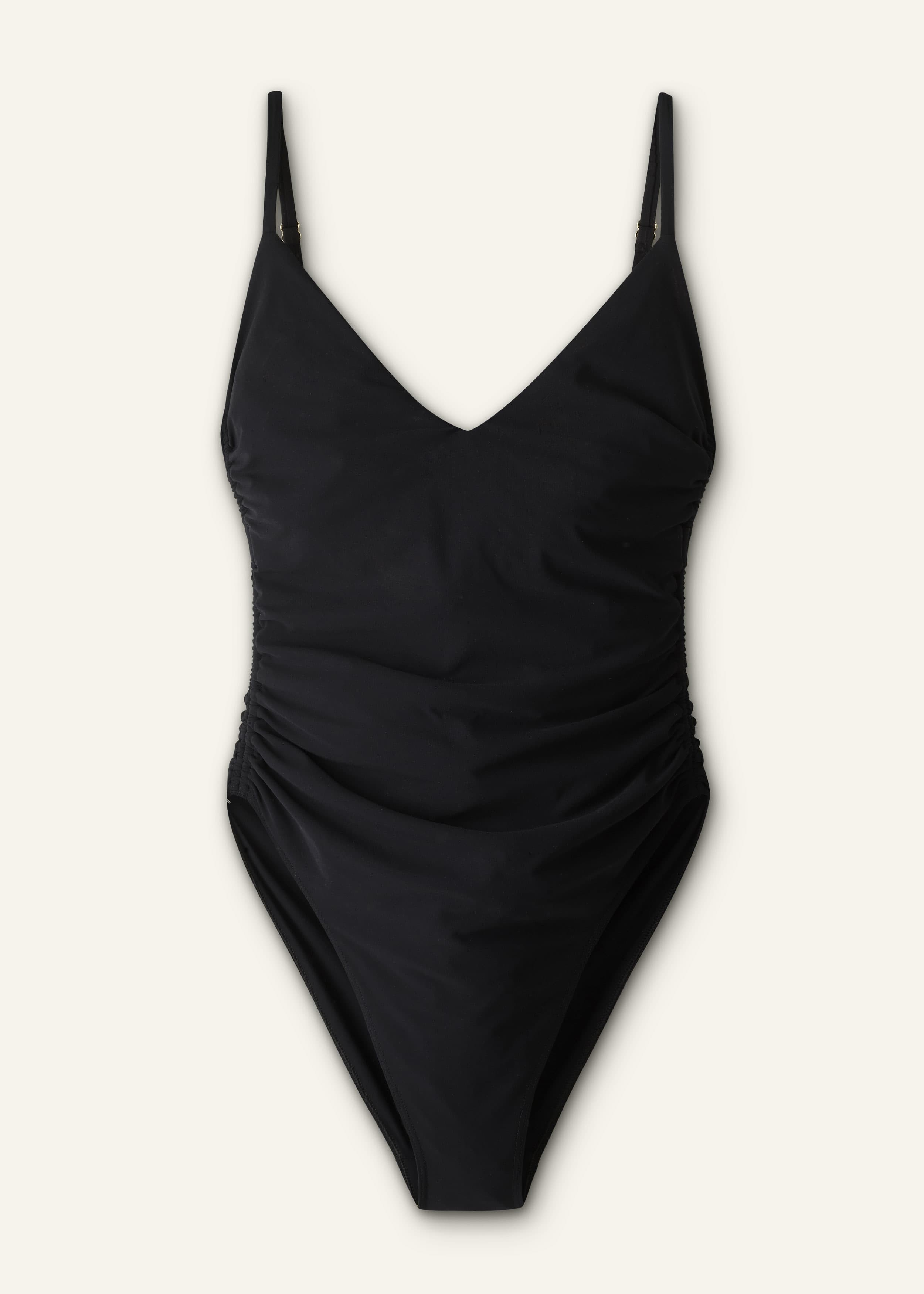 ME+EM Ruched Swimsuit | Black | Image 5
