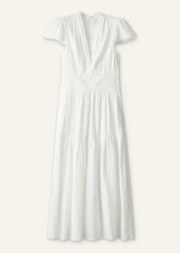 ME+EM Fit + Flare Maxi Dress | Soft White | Image 7