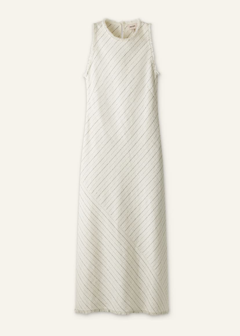 ME+EM Bias Cut Maxi Dress | Ivory | Image 8
