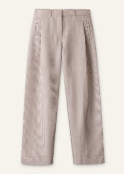ME+EM Summer Clever Pant | Cocoa Brown/Light Cream | Image 7