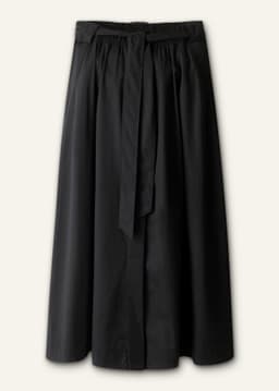 ME+EM Button Front Maxi Skirt | Black | Image 7