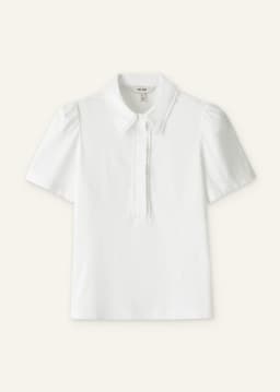 ME+EM Frill Trim Layering Shirt | Fresh White | Image 7