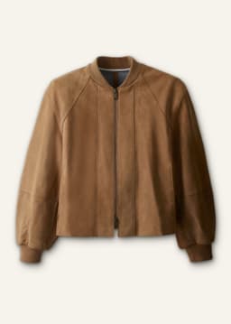 ME+EM Luxe Swing Jacket | Pale Tan | Image 7