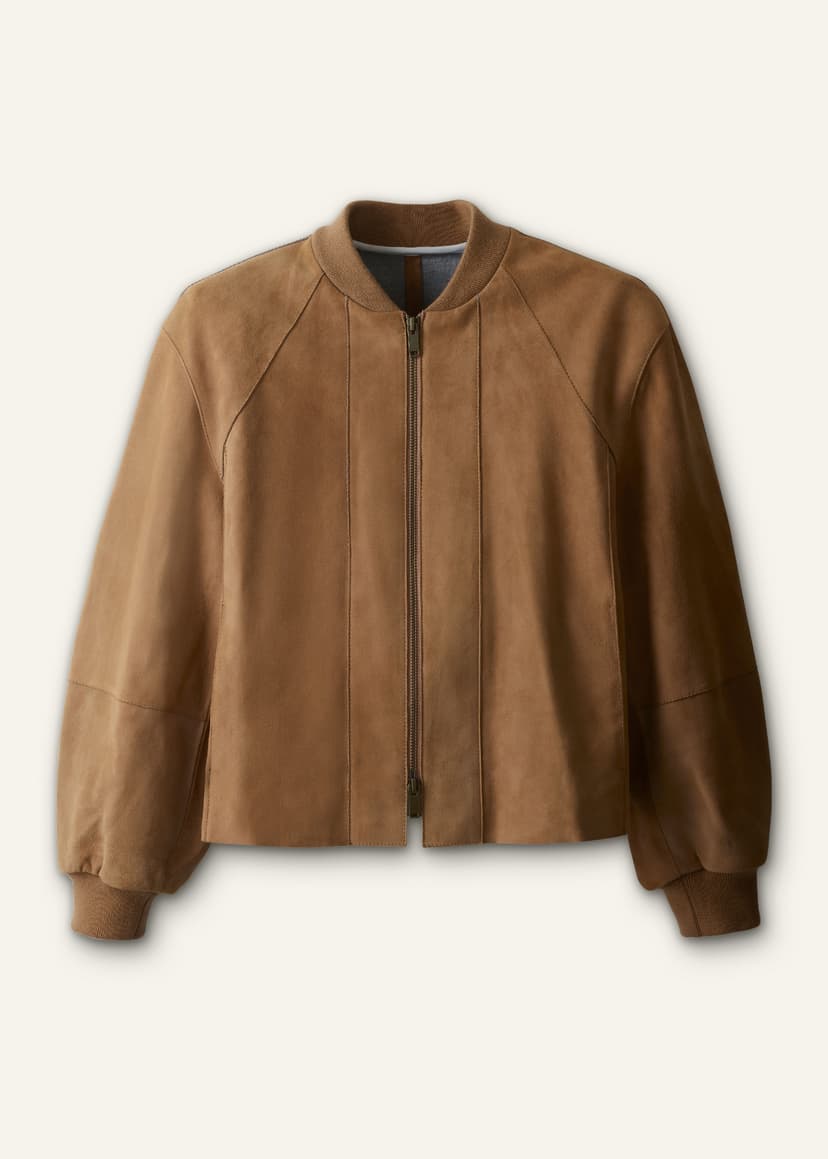 ME+EM Luxe Swing Jacket | Pale Tan | Image 7