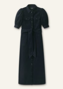 ME+EM Fit + Flare Maxi Dress | Navy | Image 6