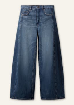 ME+EM Very Wide Taper Jean | Authentic Dark Wash | Image 7