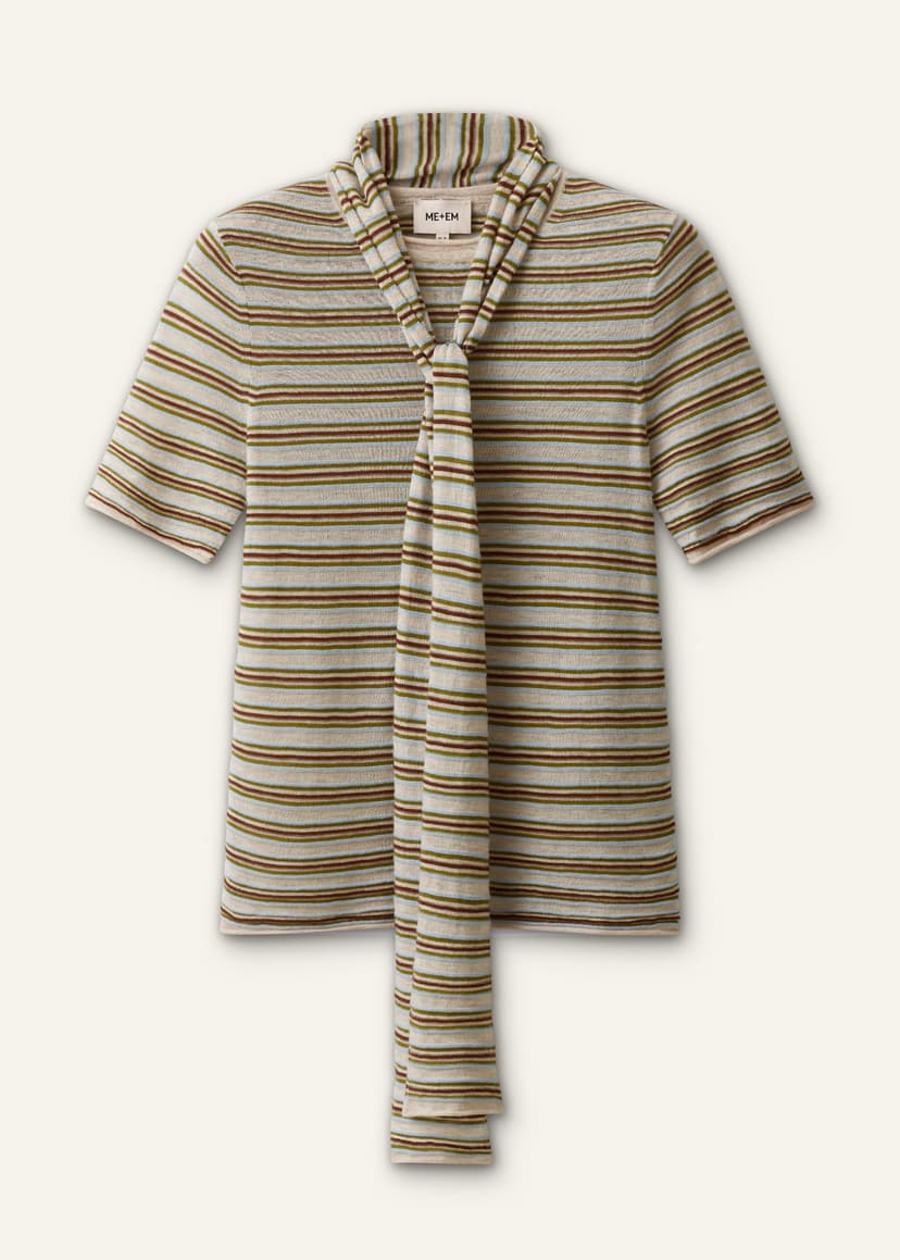 ME+EM Barely There Tee | Oatmeal Multi | Image 8