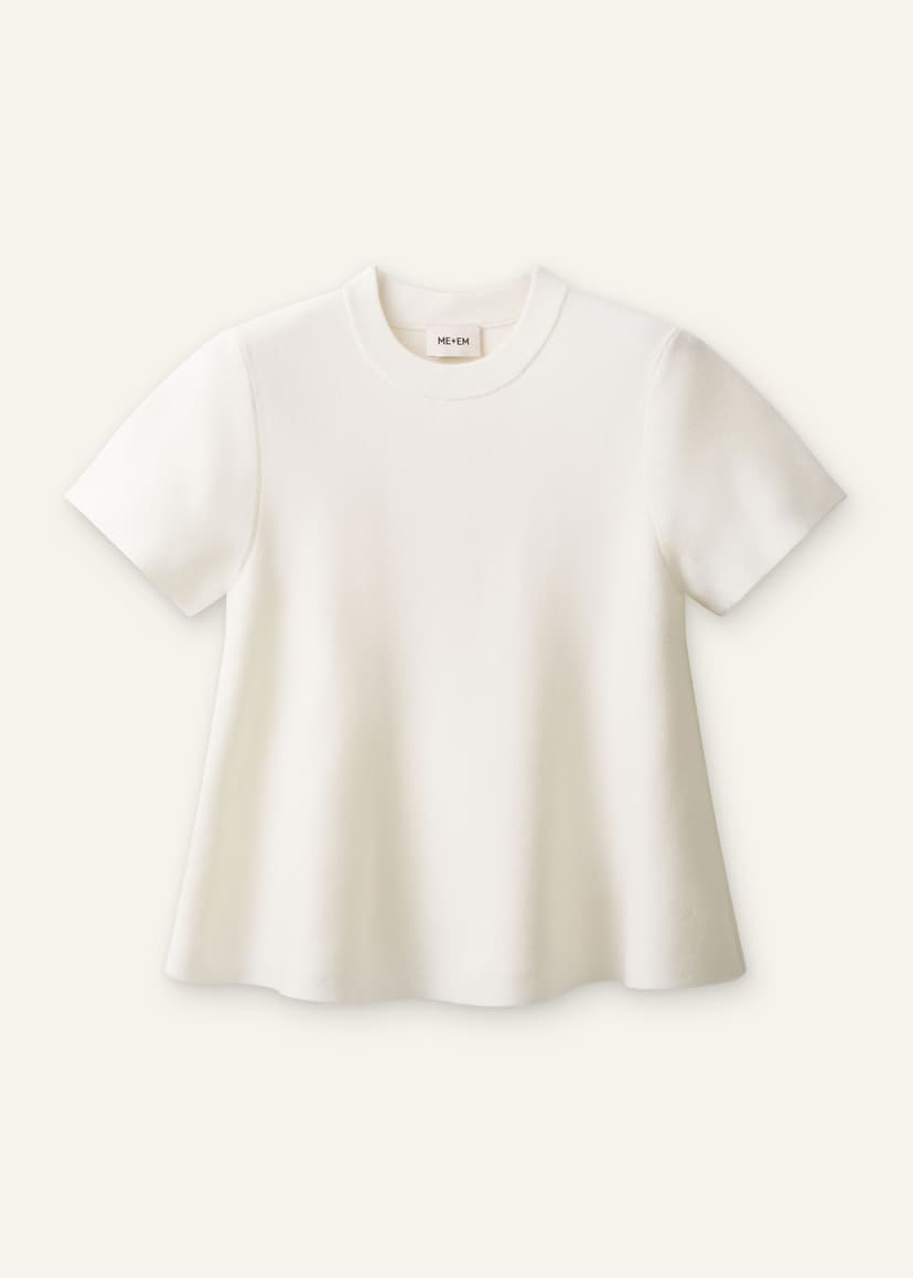 ME+EM Knit Swing Top | Cream | Image 7