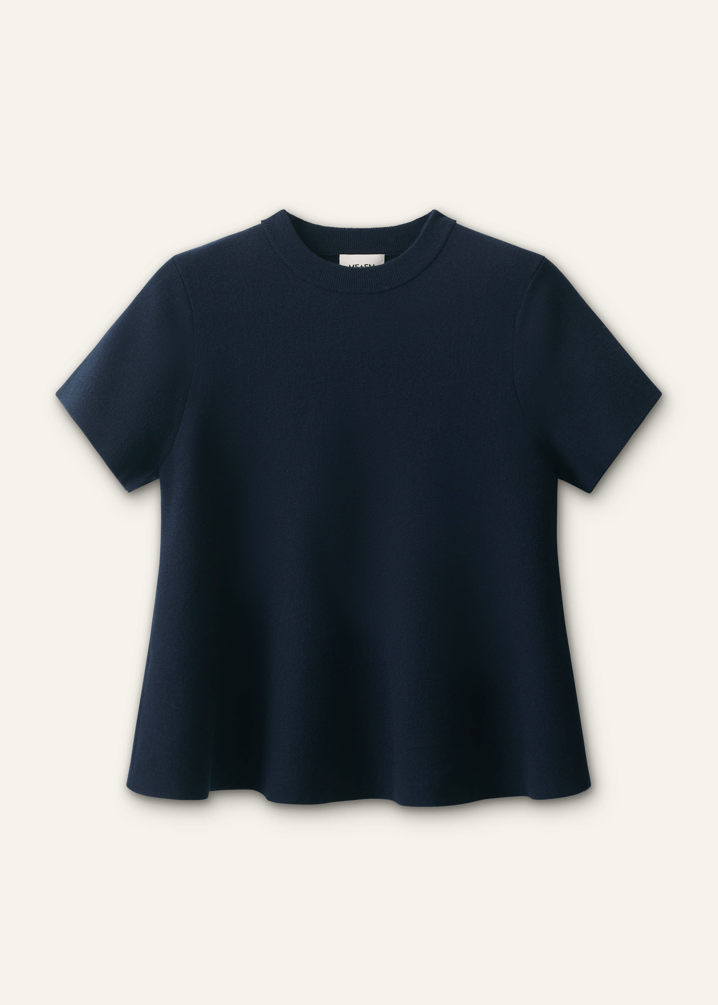 ME+EM Knit Swing Top | Navy | Image 7