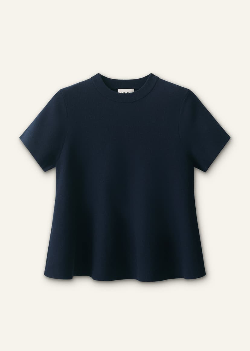 ME+EM Knit Swing Top | Navy | Image 7