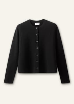 ME+EM Knit Swing Cardigan | Black | Image 7