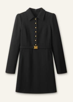 ME+EM Fit + Flare Mini Dress | Black | Image 7