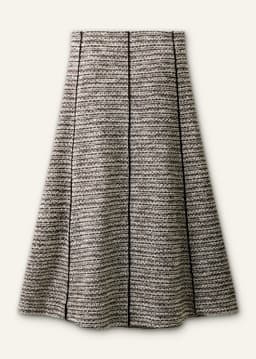 ME+EM A-Line Midi Skirt | Brown Multi | Image 6