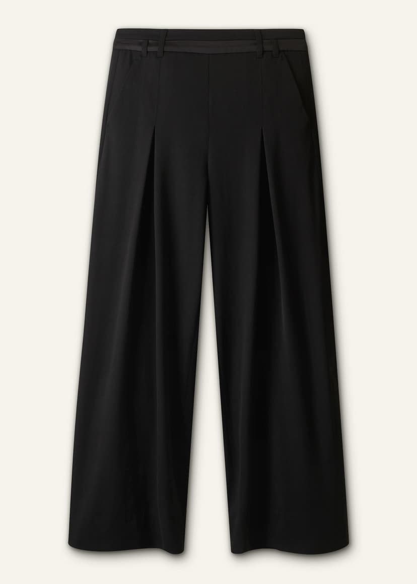 ME+EM Tapered Tux Pant | Black | Image 6