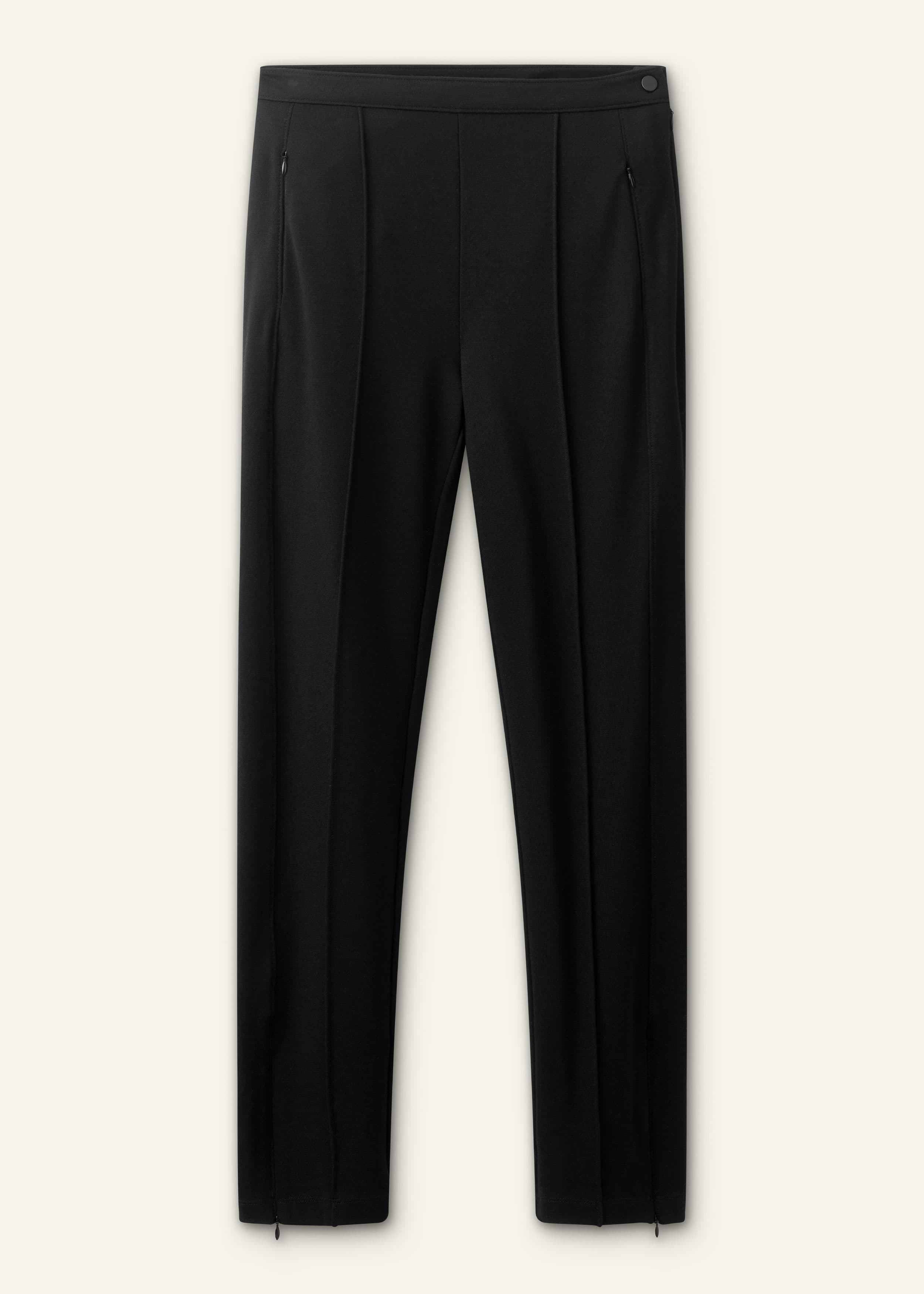 ME+EM Vented Hem Slim Pant | Black | Image 7