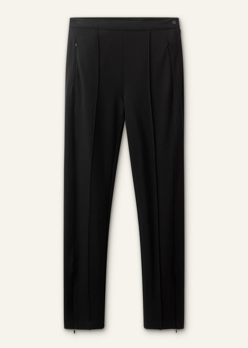 ME+EM Vented Hem Slim Pant | Black | Image 7