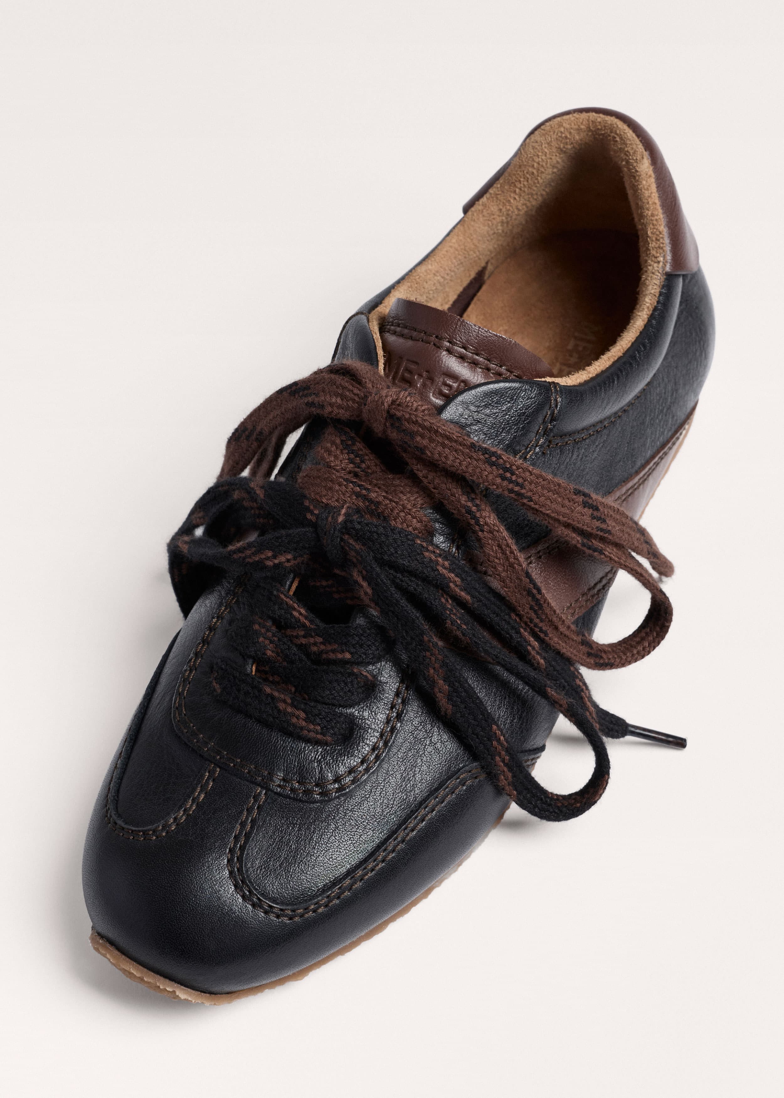 ME+EM Retro Runner Sneaker | Black/Brown | Image 2