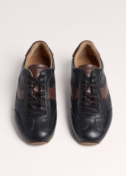 ME+EM Retro Runner Sneaker | Black/Brown | Image 6
