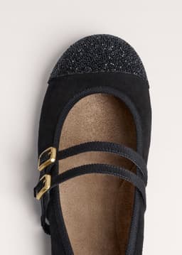 ME+EM AM-PM Ballet Flat | Black | Image 6