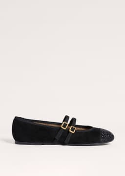 ME+EM AM-PM Ballet Flat | Black | Image 1