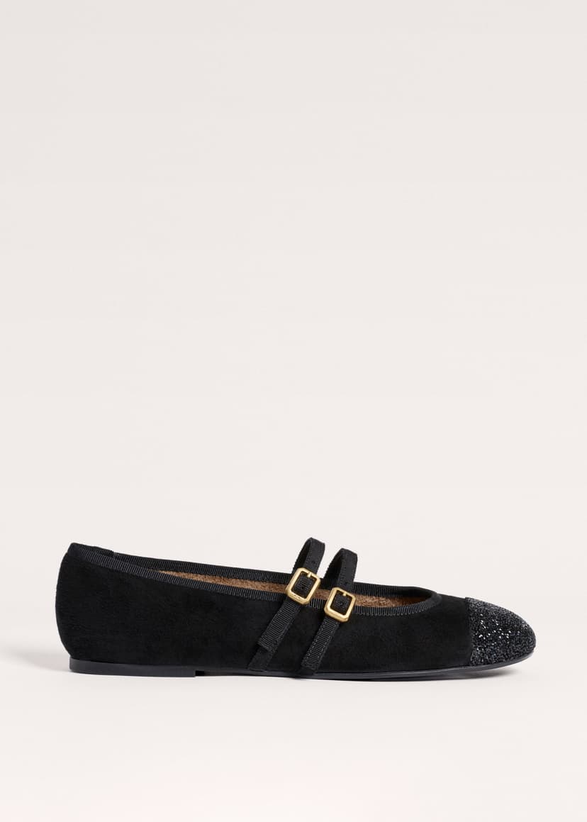ME+EM AM-PM Ballet Flat | Black | Image 1